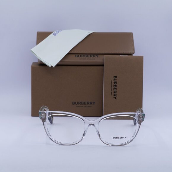 Burberry BE2375 3024 Cat Eye Eyeglasses 53mm – Transparent - Picture 3 of 11